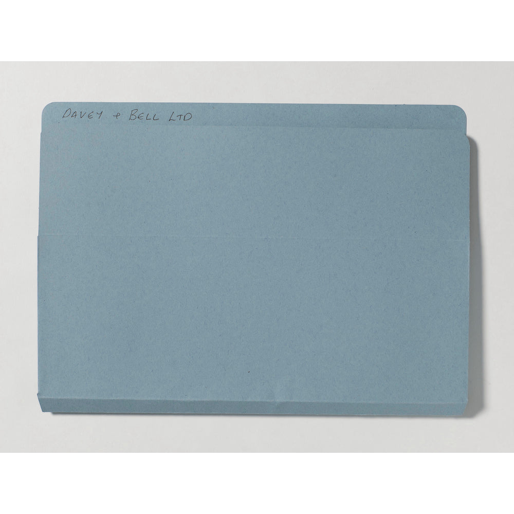 Guildhall Open Top Wallet Manilla Foolscap 315gsm Blue (Pack 50) - OTW-BLUZ