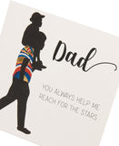 Kindred X Afrotouch - Reach For The Stars Dad - Birthday Card