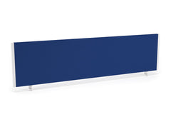 Impulse Straight Screen W1600 x D25 x H400mm Blue With White Frame - I004625 DD