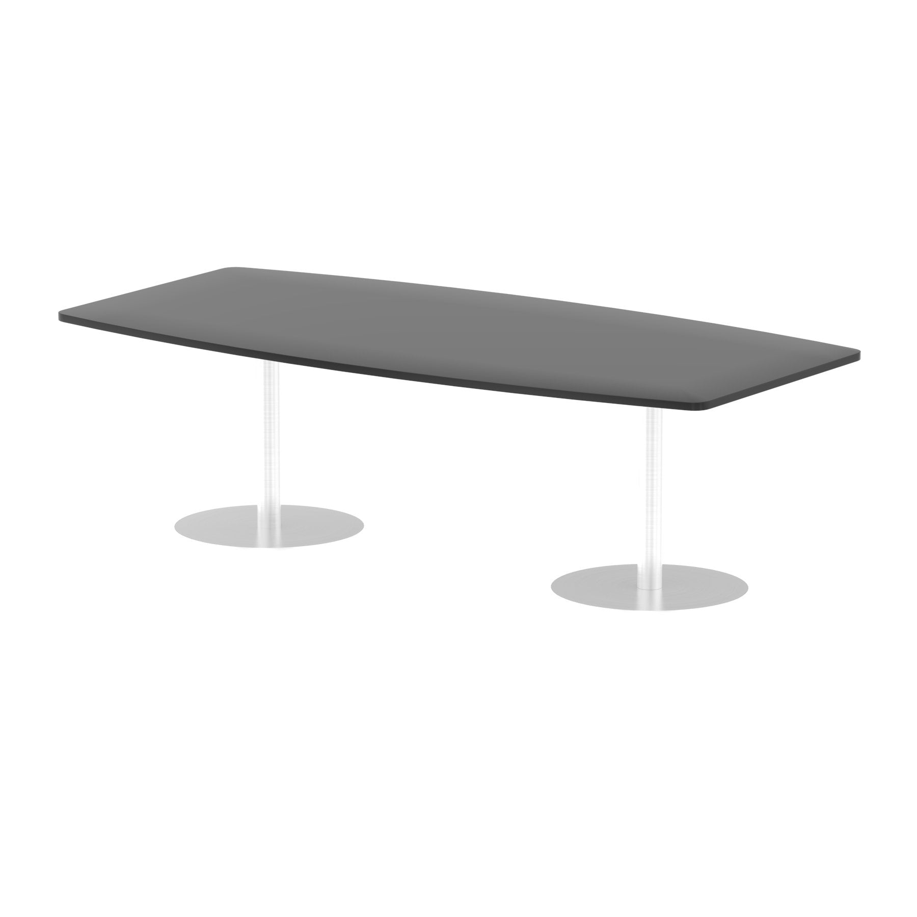 Dynamic Italia 2400mm Poseur High Gloss Table Black Top 725mm High Leg ITL0324 DD