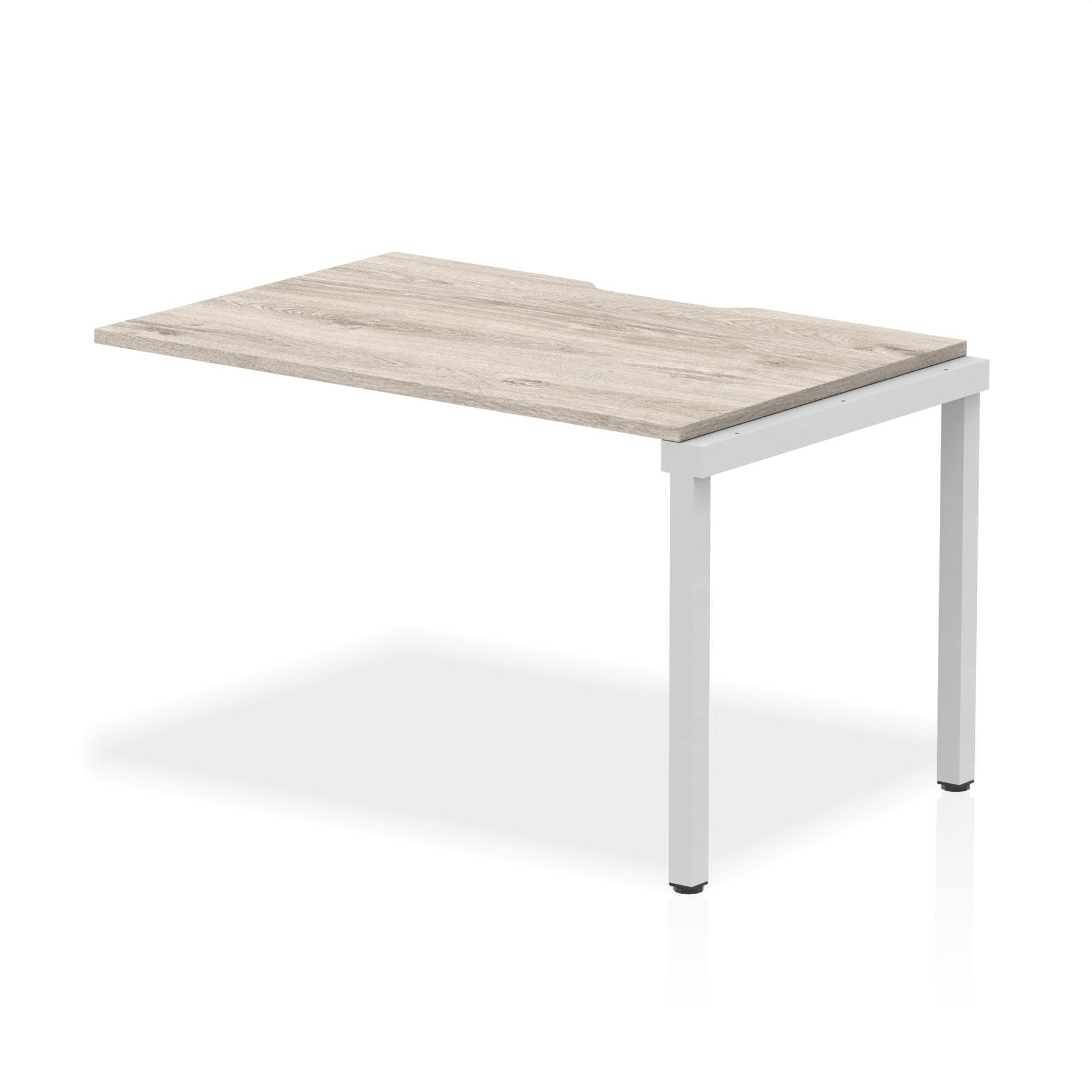 Dynamic Evolve Plus 1200mm Single Row Extension Kit Grey Oak Top Silver Frame BE783 DD
