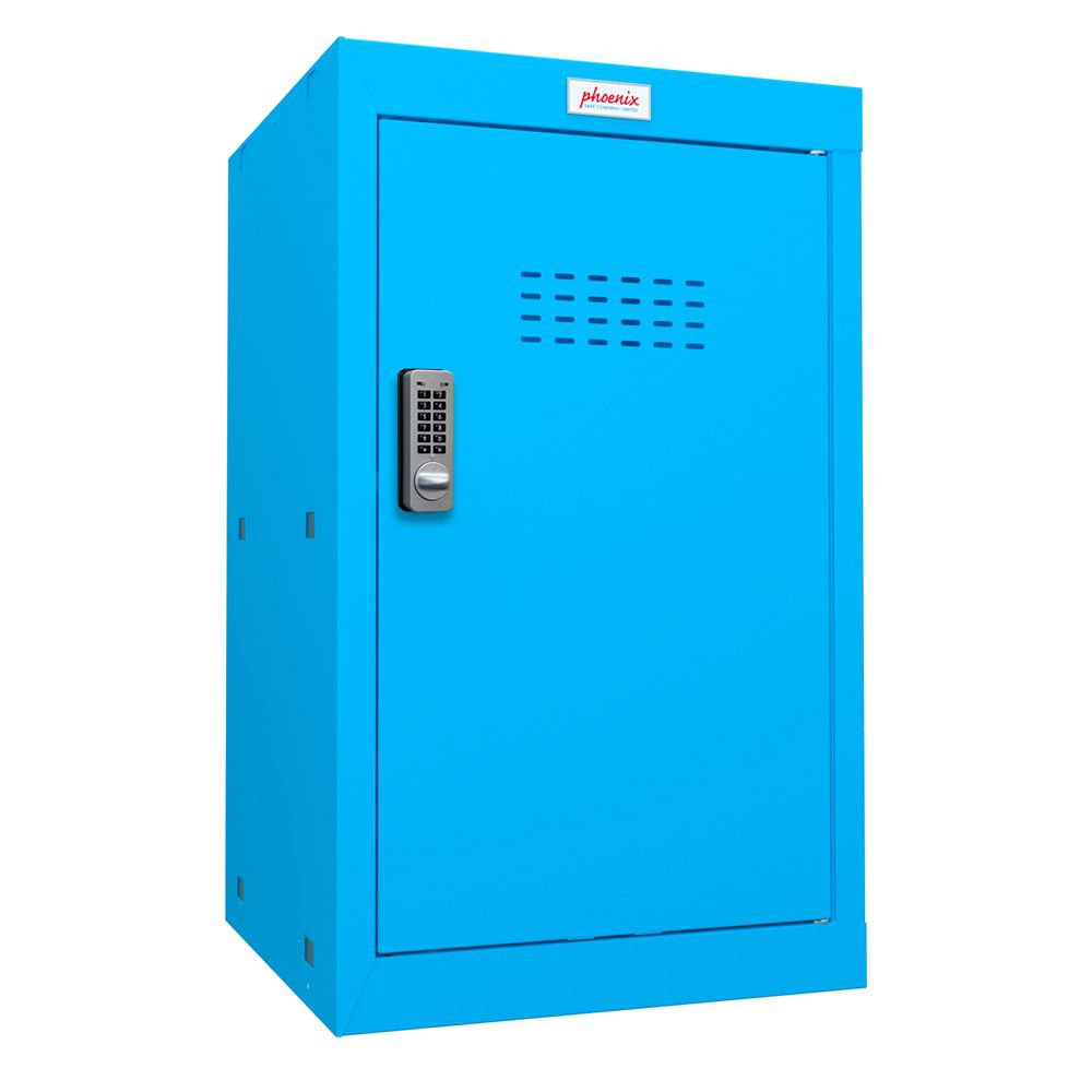 Phoenix CL Series Size 3 Cube Locker in Blue with Electronic Lock CL0644BBE DD