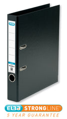 Elba Lever Arch File Plastic A4 50mm Spine 40mm Capacity Black 100202102