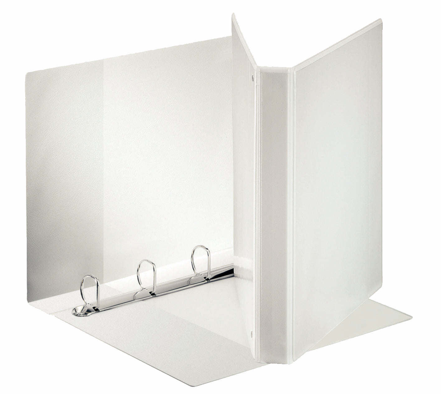 Esselte Standard Presentation Ring Binder Polypropylene 4 D-Ring A4 25mm Rings White (Pack 10) 55292 DD