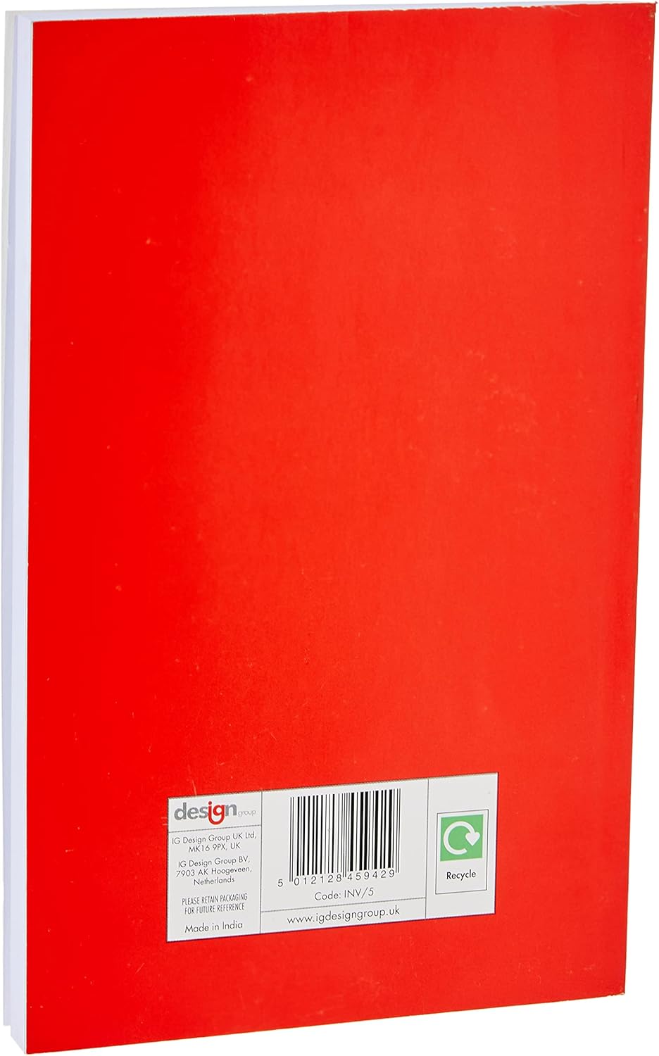 A5 1-80" invoice duplicate book by DG, with white pages and black cover for recording duplicate invoices.