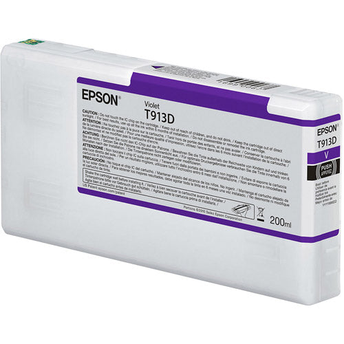 Epson T913D Violet Ink Cartridge 200ml - C13T913D00