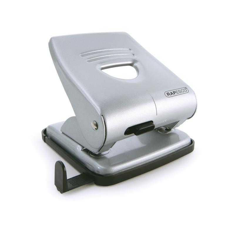 Rapesco 827 2 Hole Punch Metal 30 Sheet Silver - 1023