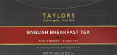 Taylors English Breakfast Tea Envelopes (Pack 100) - 2650RW