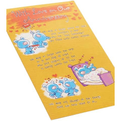 UK Greetings Anniversary Card for Him/Her - Pop-Up Heart Design