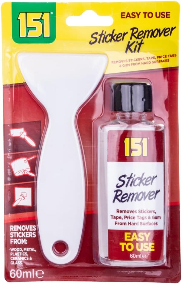 151 Sticker Remover Kit with Scraper