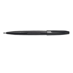Pentel Original Sign Pen S520 Fibre Tip Pen 2mm Tip 1mm Line Black (Pack 12) - S520-A