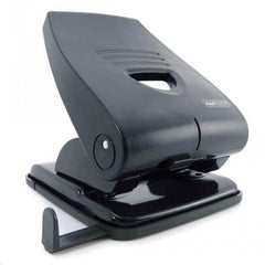 Rapesco 835-P Germ Savvy 2 Hole Punch Metal 40 Sheet Black - PF835PB2