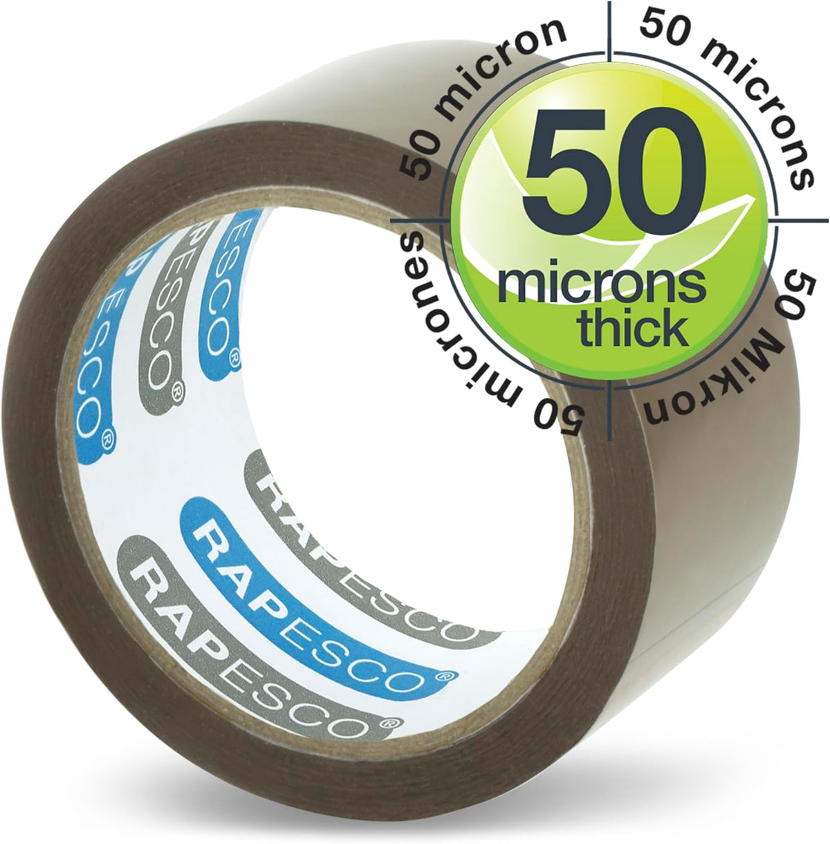 Rapesco Germ-Savvy® Antibacterial: 960 Tape Dispenser with 1 Brown Packing Tape