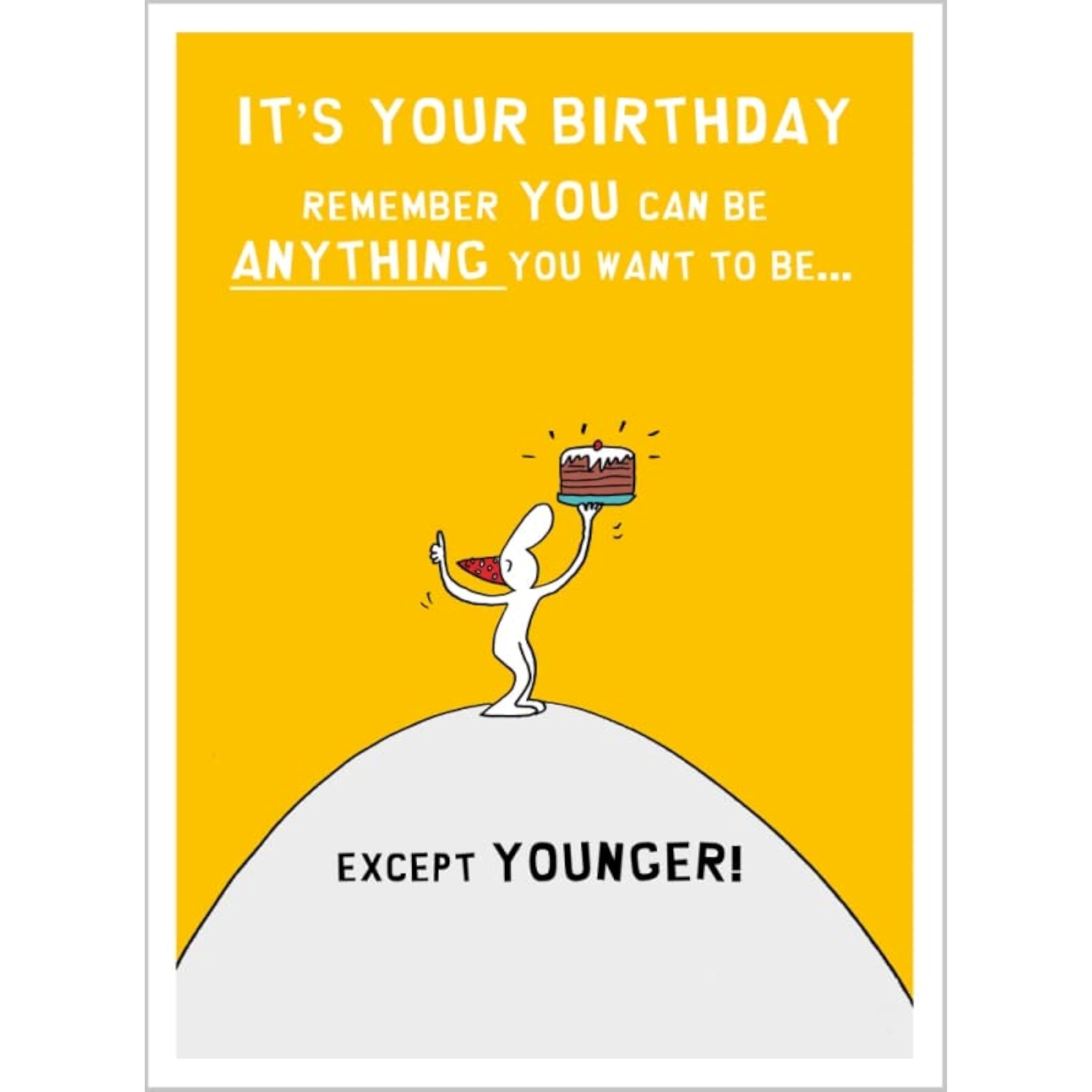 Funny Illustrated  Birthday Card