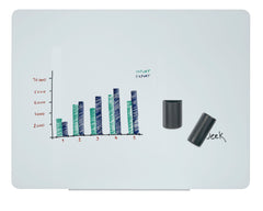 Bi-Office Magnetic Glass Whiteboard 1500x1200mm White - GL110101 DD