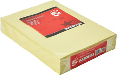 5 Star Office Coloured Copier Paper 80gsm Yellow (Pack of 500)