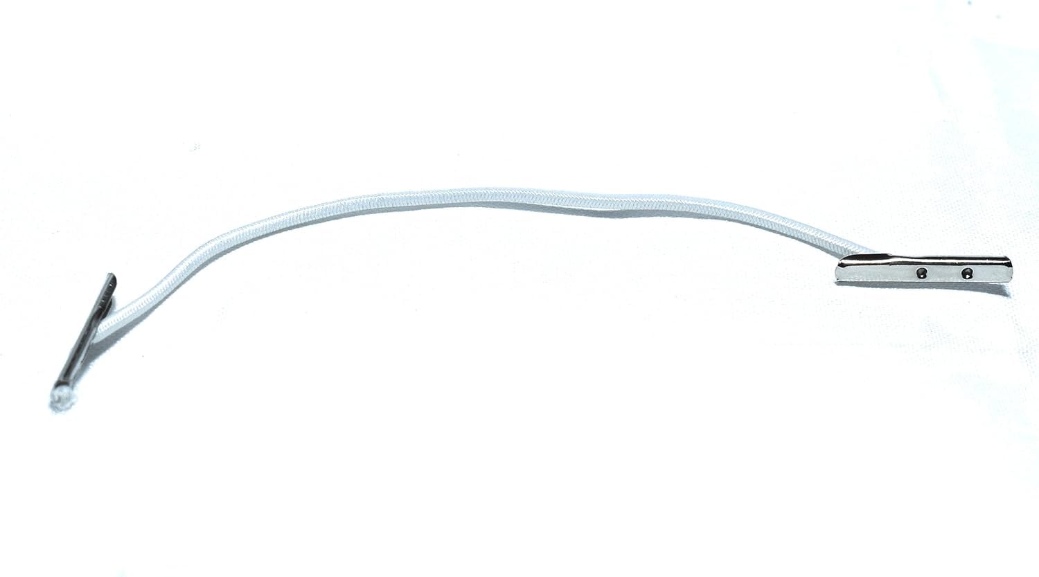 Send It By Treasury Tags 63mm White Elastic Ends Pack of 100
