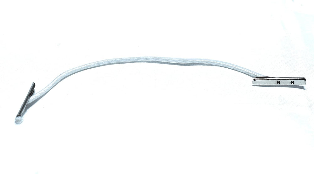 Send It By Treasury Tags 63mm White Elastic Ends Pack of 100