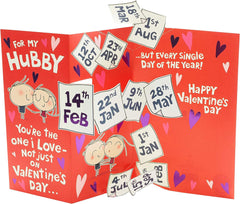 Pop-Up Husband Valentine's Day Card