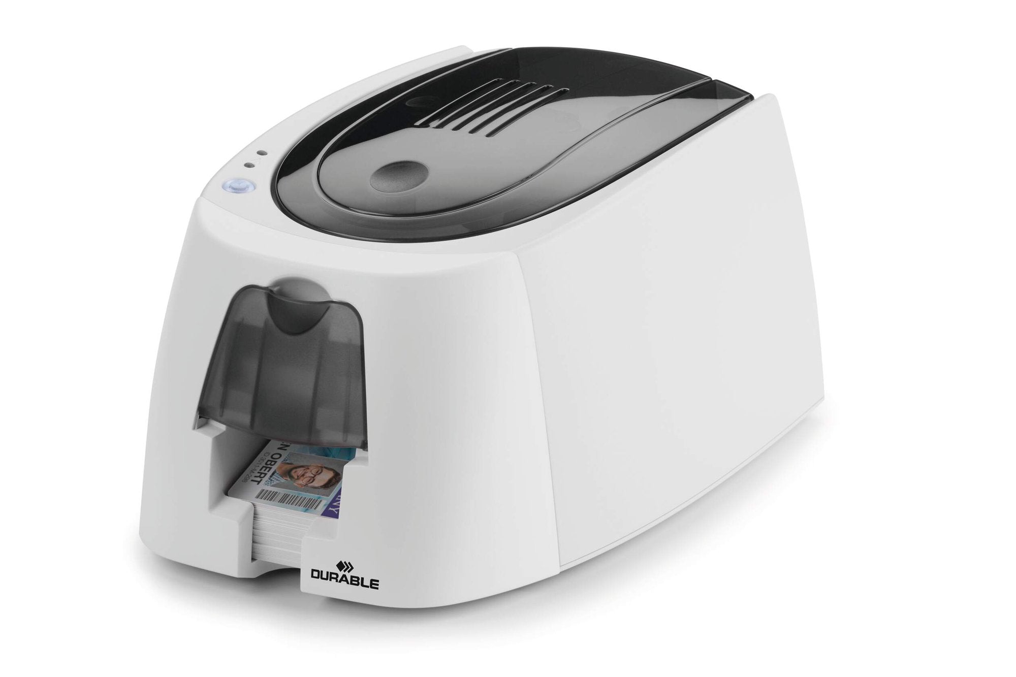 Durable DURACARD ID 300 Desktop Name Badge Printer Includes Colour Ribbon and 100 Blank Cards - 891065 DD