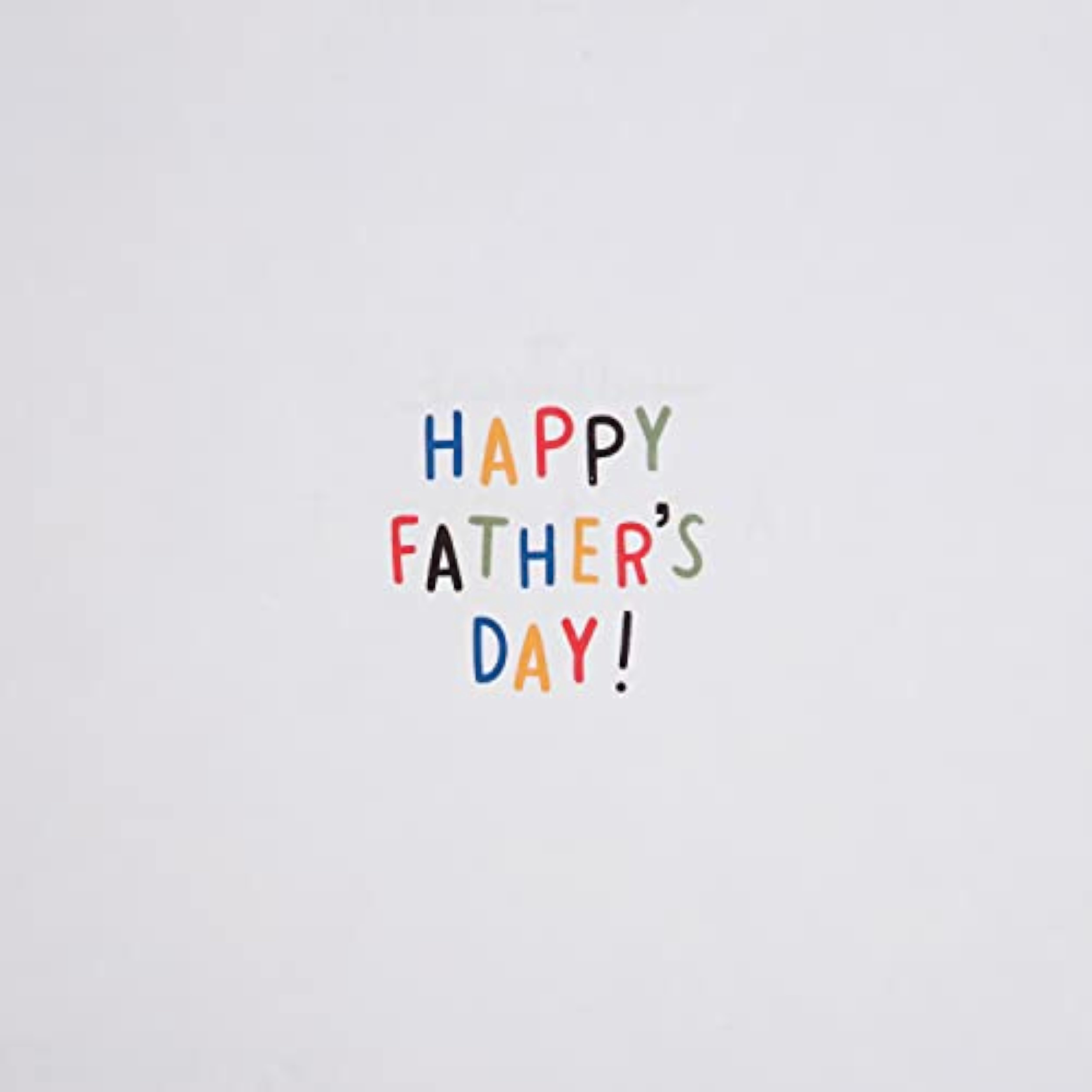 Hallmark Father's Day Card - with Badge Attachment