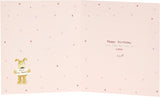 Boofle Birthday Card For Mummy With Envelope - Sweet Design And Big World Globe