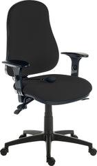 Ergo Comfort Air High Back Fabric Ergonomic Operator Office Chair with Arms Black - 9500AIRBLACK/0270 DD