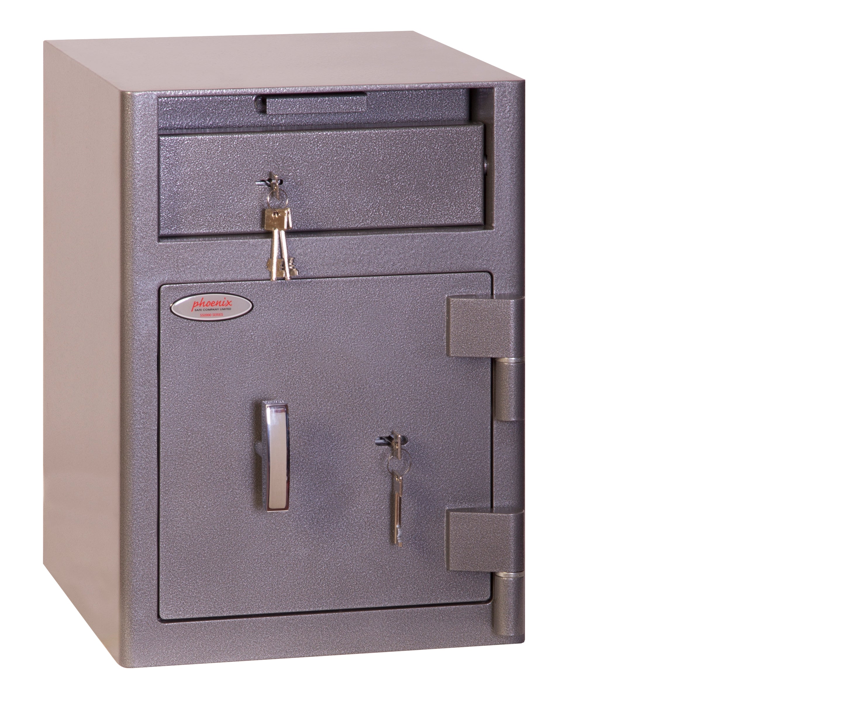 Phoenix Cash Deposit Size 1 Security Safe Key Lock Graphite Grey SS0996KD DD
