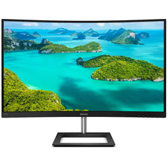 Philips E Line 325E1C 31.5 Inch 2560 x 1440 Pixels Quad HD VA Panel HDMI VGA DisplayPort Monitor