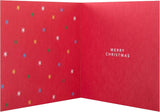 Dad Christmas Greeting Card from Pets with Festive Cute Design and Loving Wishes