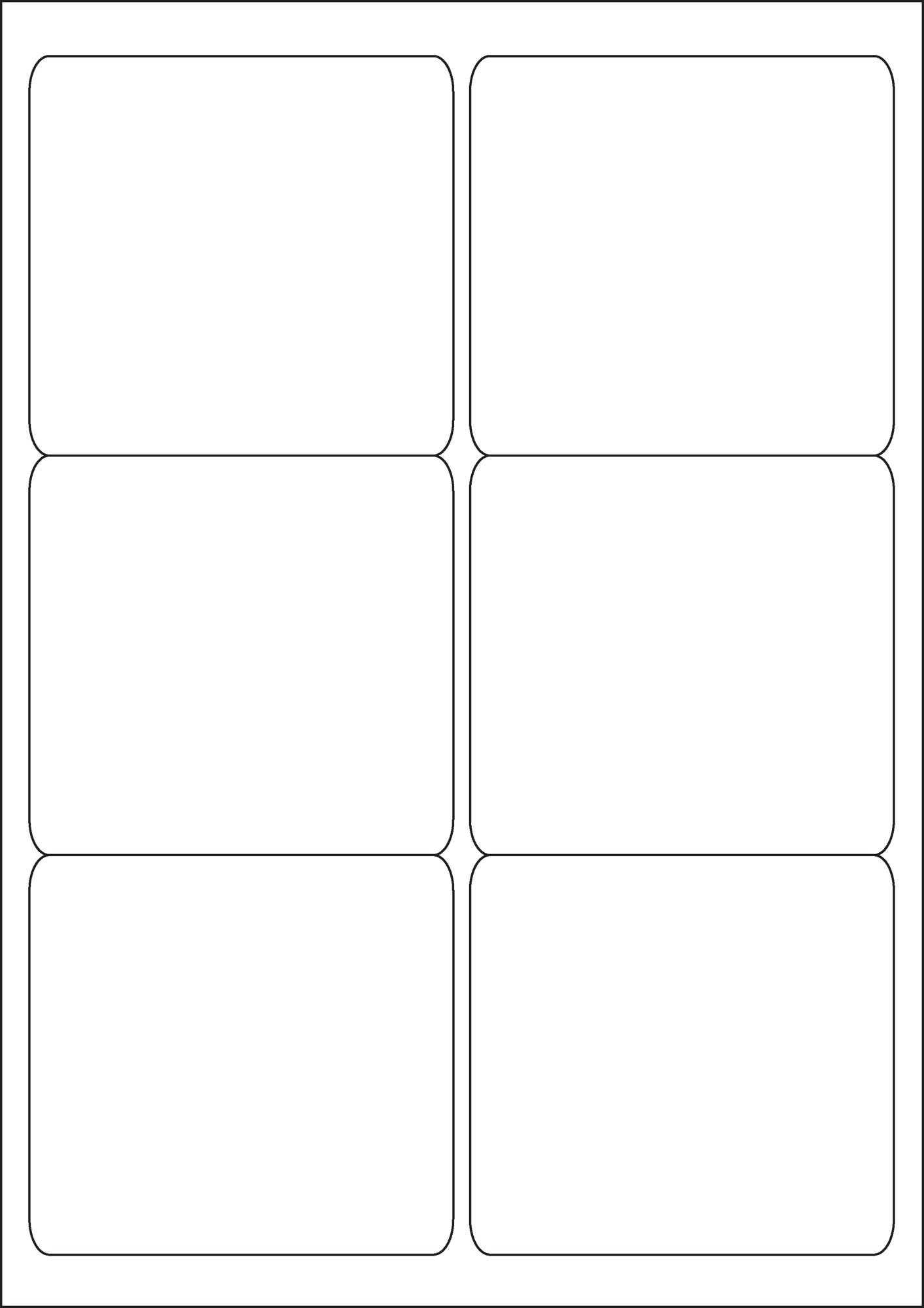 ValueX Multipurpose Label 99.1x93.1mm 6 Per A4 Sheet White (Pack 600 Labels) - 15208SM