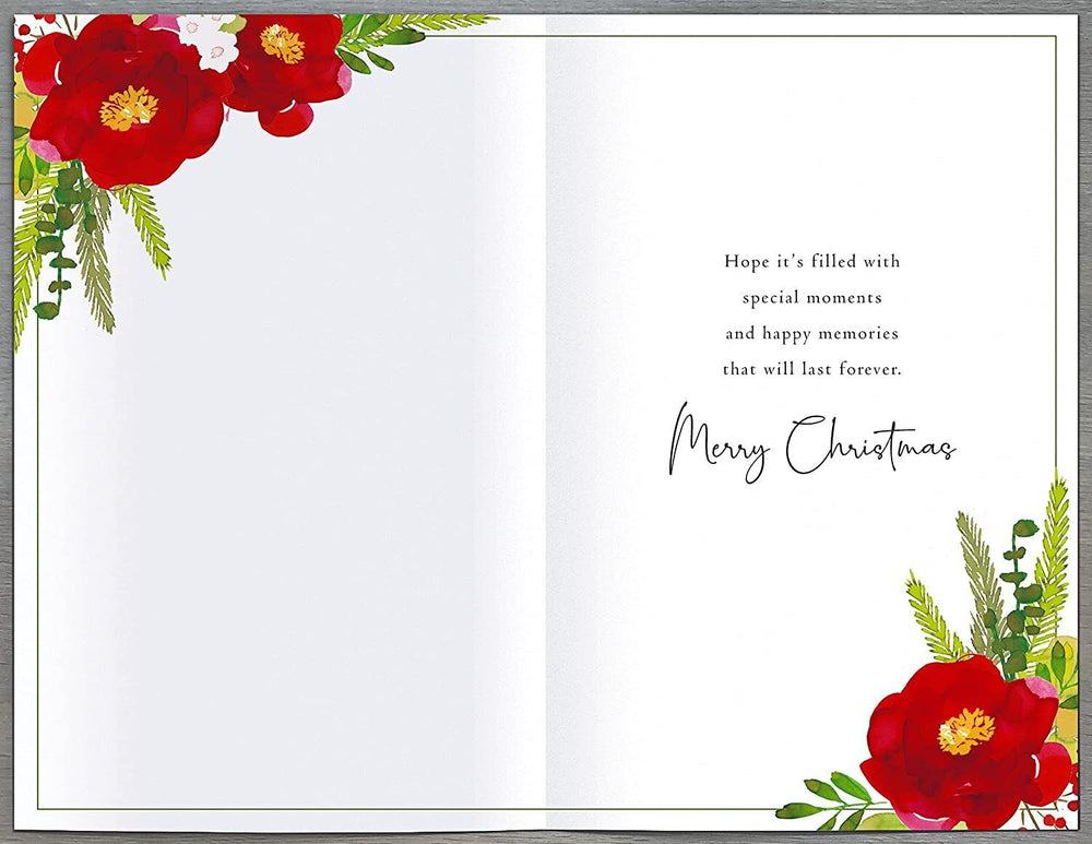 Christmas wishes watercolour wreath. Christmas-Holly & Ivy (50)