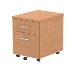 Impulse 2 Drawer Mobile Pedestal Oak I000772 DD