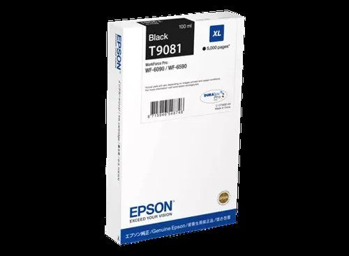 Epson Black Ink Cartridge 5K Pages -  C13T90814N