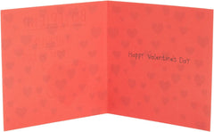 UK Greetings Valentine's Day Card For Boyfriend - Cute Smiley Heart Design