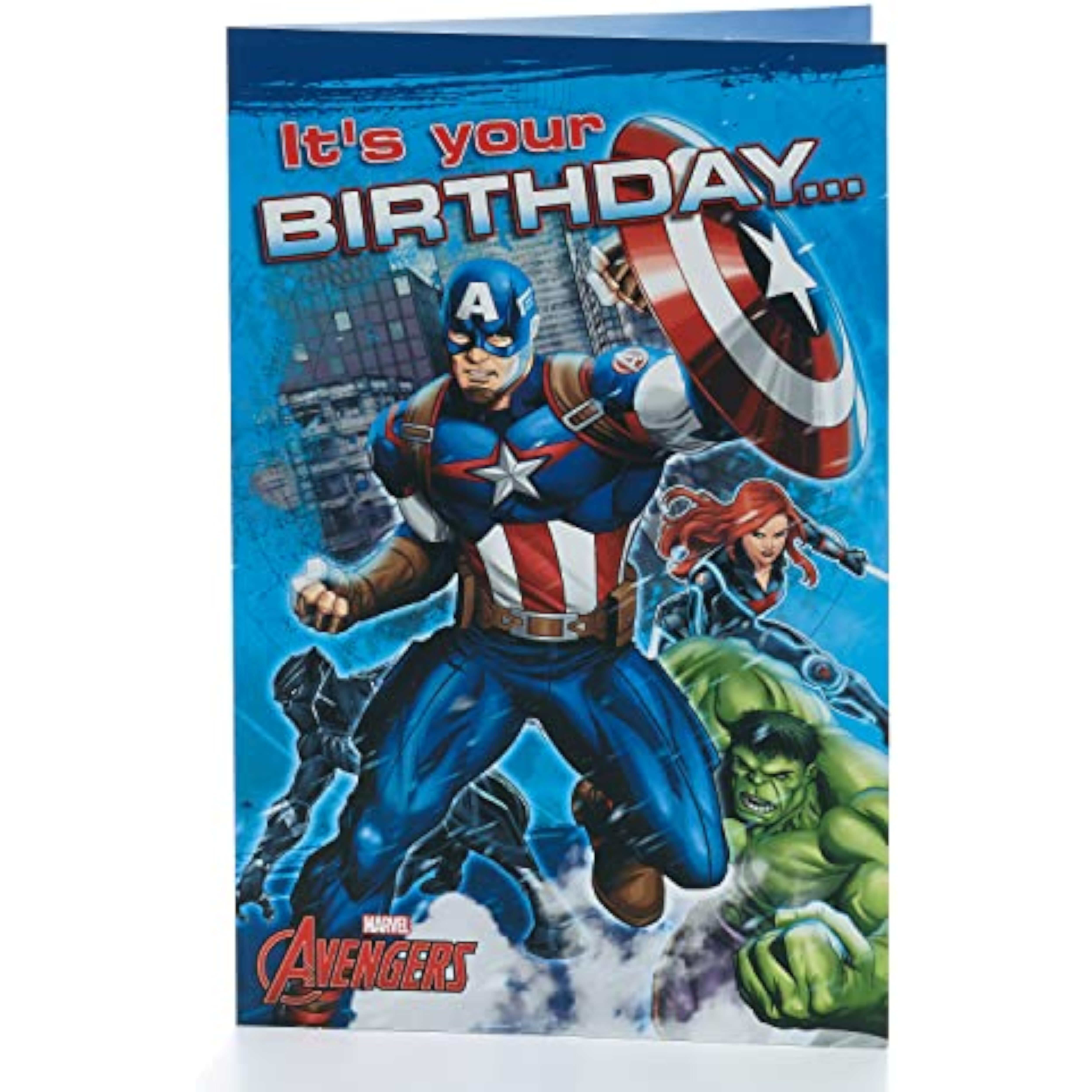 Marvel The Avengers Pop-Up Design Birthday Card