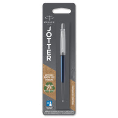 Parker Jotter Ballpoint Pen Blue/Chrome Barrel Blue ink - 1953209