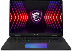 MSI Titan 18 HX A14VHG-004UK 18 Inch Intel Core i9-14900HX 64GB RAM 2TB SSD NVIDIA GeForce RTX 4080 12GB Windows 11 Pro Gaming Notebook