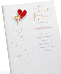 UK Greetings Christmas Card for Mum - Heartfelt Design