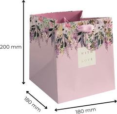 Glick Luxury Gift Bag for Plants, Floral Gift Bag