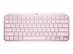 Logitech MX Keys Mini RF Wireless Bluetooth QWERTY English Keyboard Rose Pink