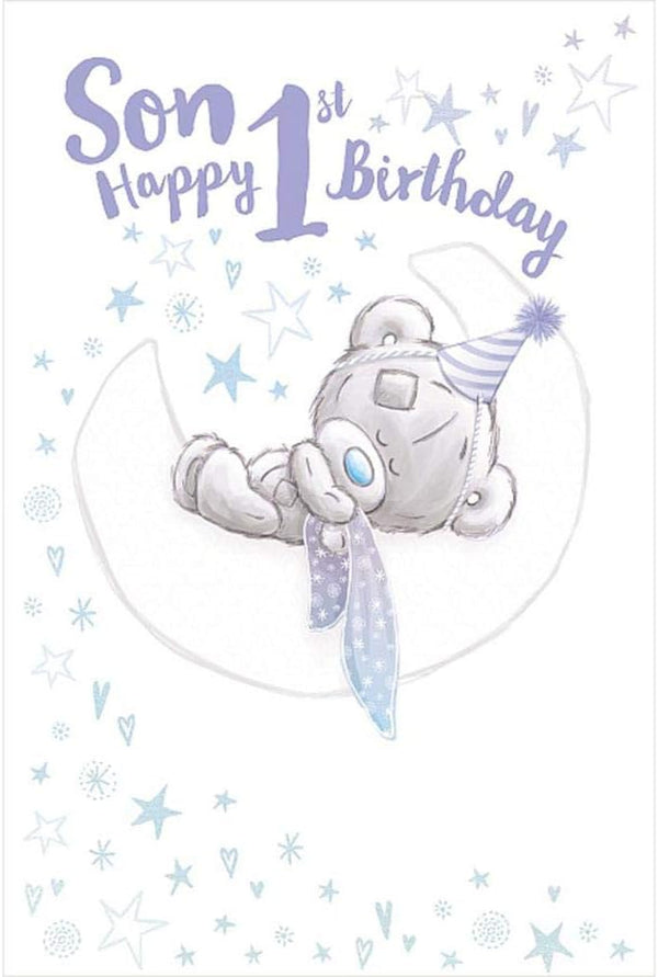 Me To You Bear Son 1st Birthday Tiny Tatty Teddy Birthday Card