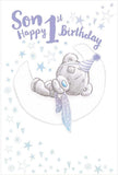 Me To You Bear Son 1st Birthday Tiny Tatty Teddy Birthday Card