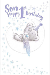 Me To You Bear Son 1st Birthday Tiny Tatty Teddy Birthday Card
