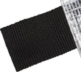 Eco-Eco Stationery clear flat pencil case made from 90% recycled materials, 20x13cm, eco-friendly and durable for everyday use.