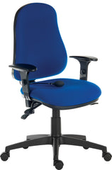 Ergo Comfort Air High Back Fabric Ergonomic Operator Office Chair with Arms Blue - 9500AIRBLUE/0270 DD