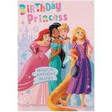 Disney Princesses Design with Sticker Sheet Birthday Card