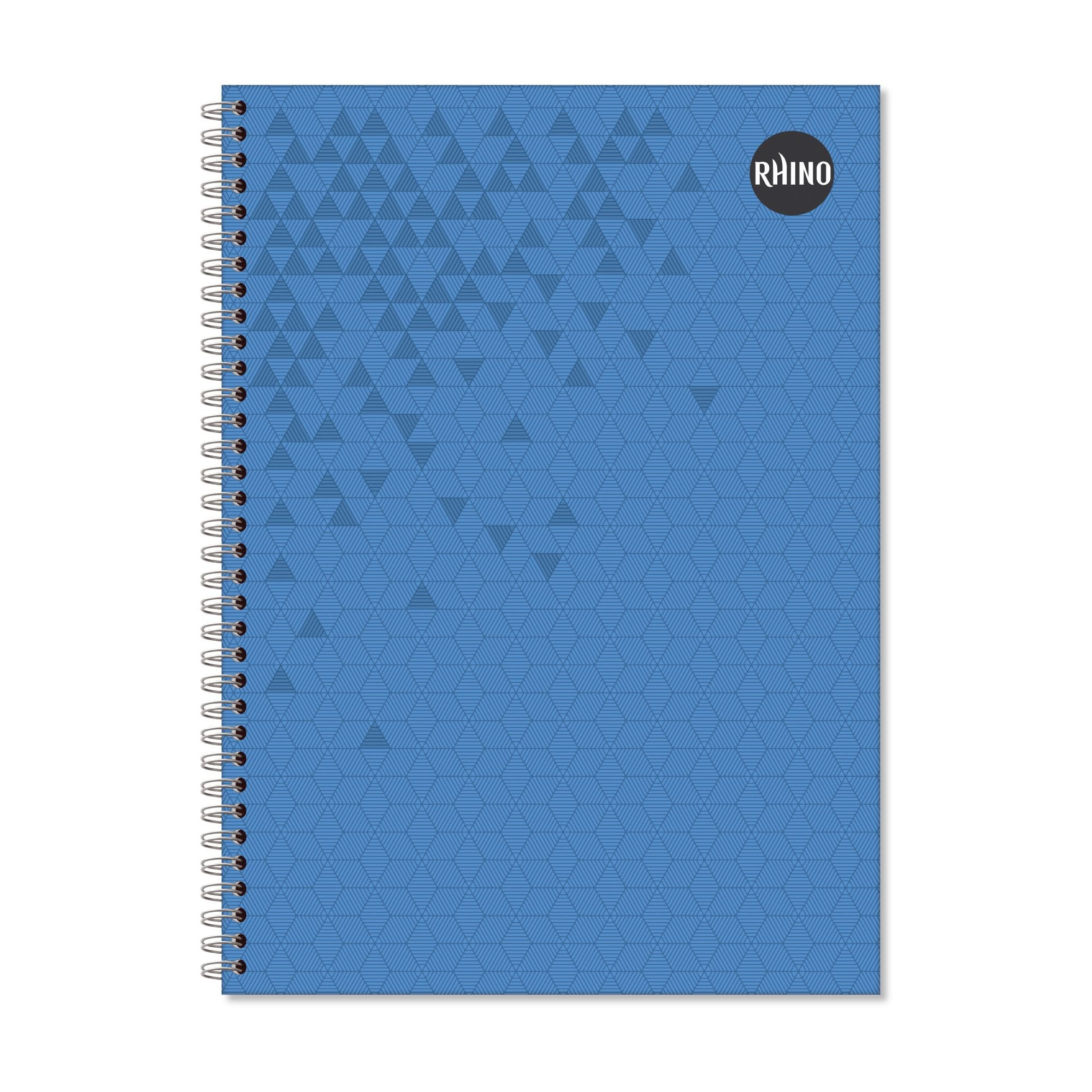 Rhino A4 Twinwire Hardback Notebook 160 Page Feint Ruled 8mm (Pack 5) - RTWA4B-2 DD