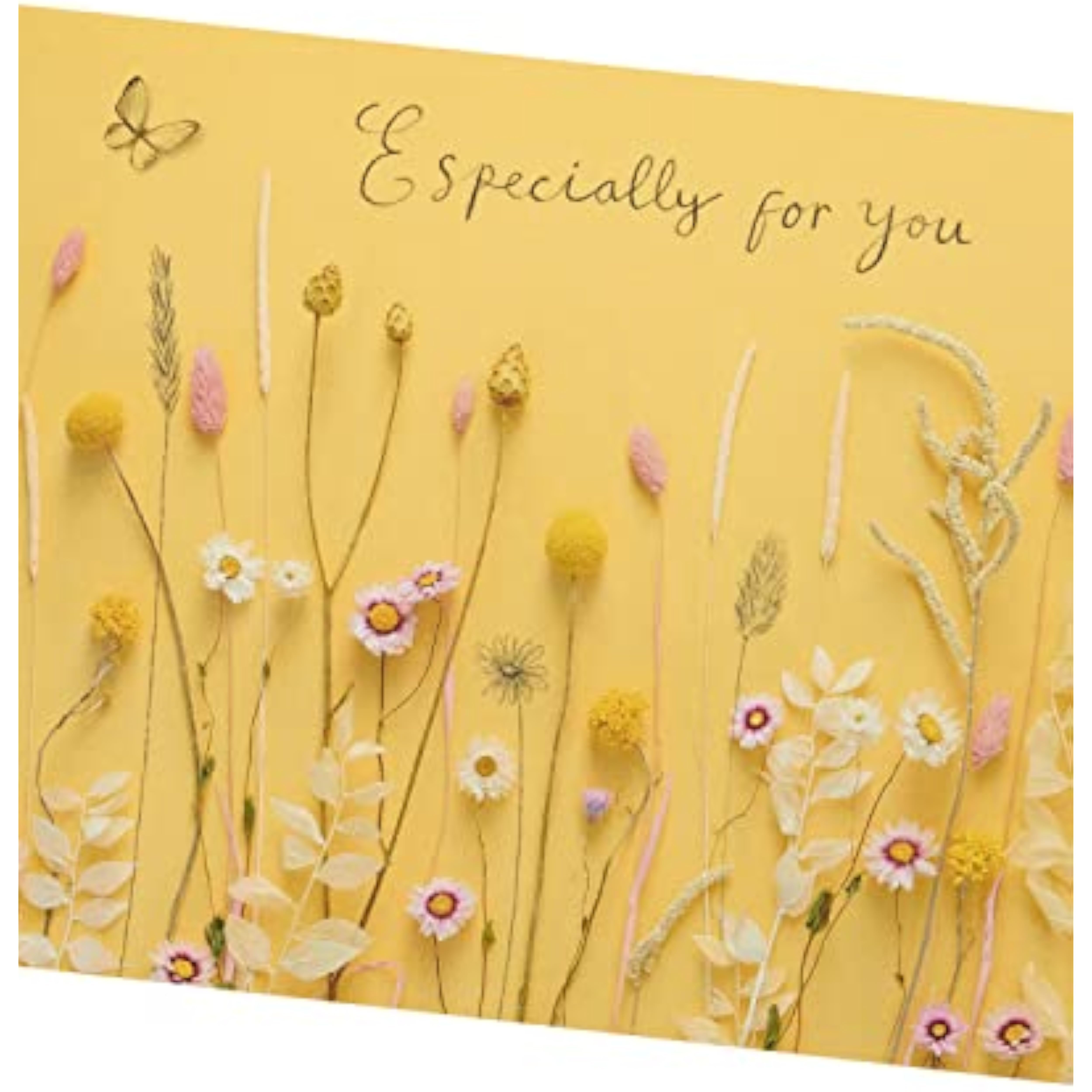 UK Greetings Birthday Card For Her/Female/Friend With Envelope - Warm Flower Design