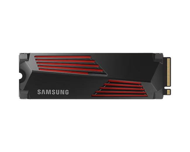 Samsung MZ-V9P2T0 990 PRO 2TB PCI Express 4.0 V-NAND MLC NVMe Internal Solid State Drive with Heatsink
